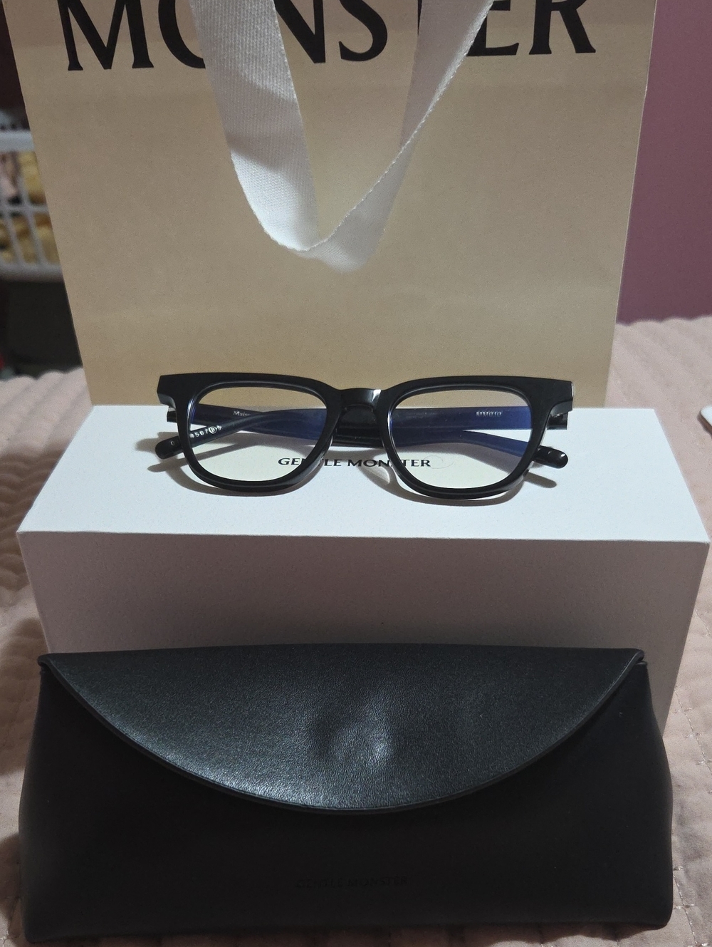 Gentle Monster - Maison Margiela x MM010 01 Black Frame Clear Lenses